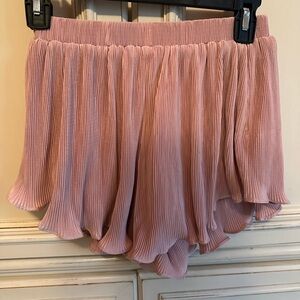 Lemon Blush Pleated Skirt